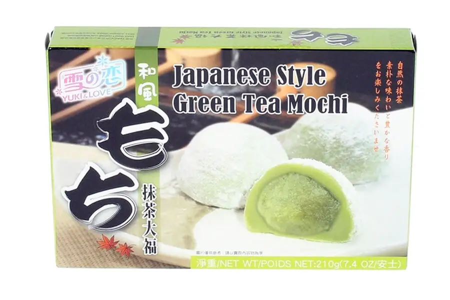 Mochi japonais au thé vert