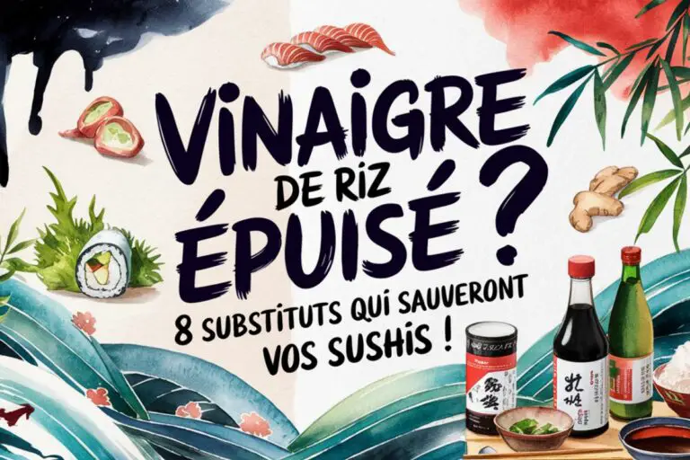 alternative vinaigre riz japonais