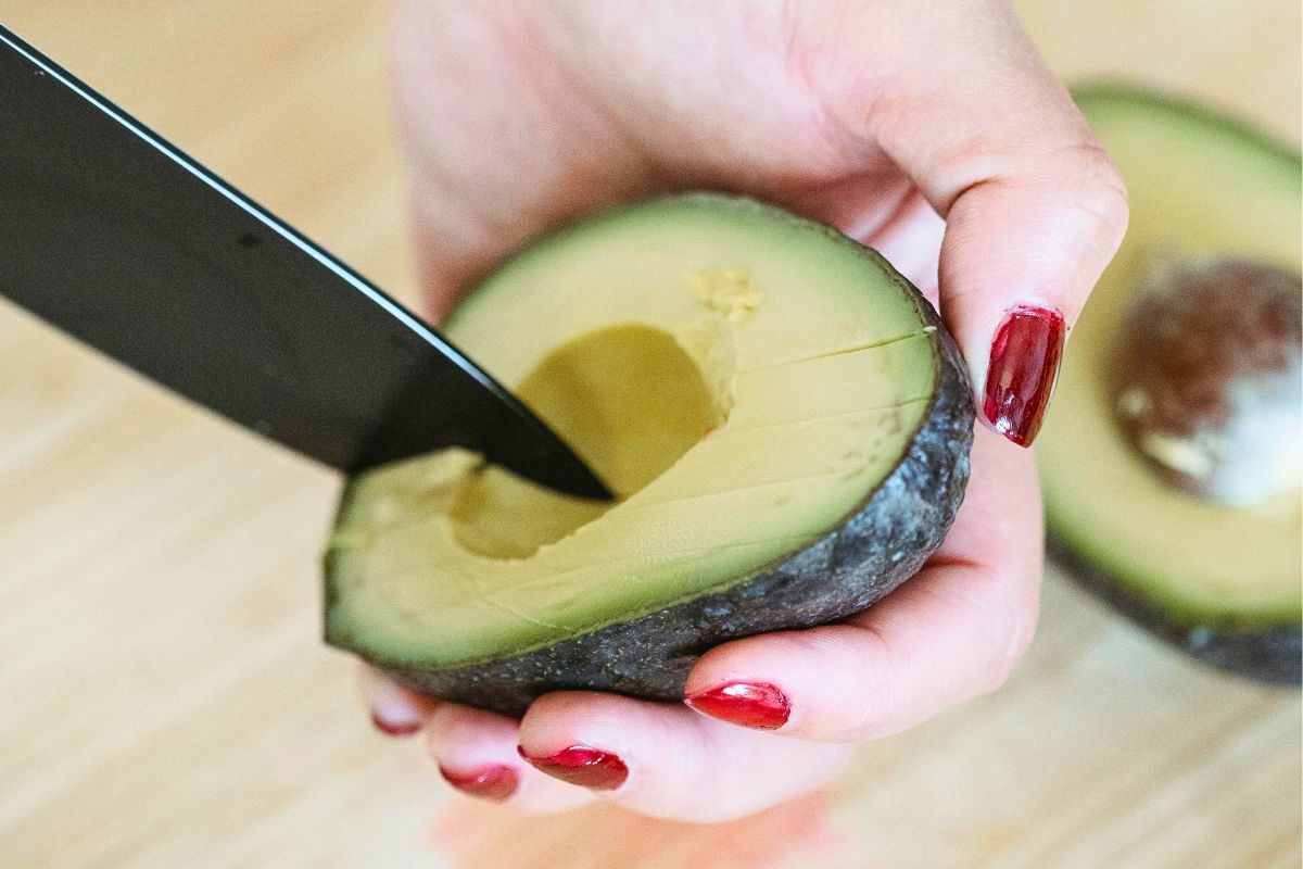 california roll decoupe avocat
