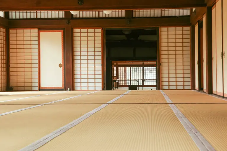 chambre japonaise sol tatami