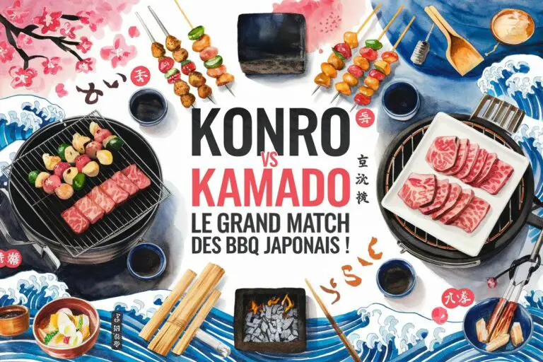 comparatif konro kamado barbecue japonais