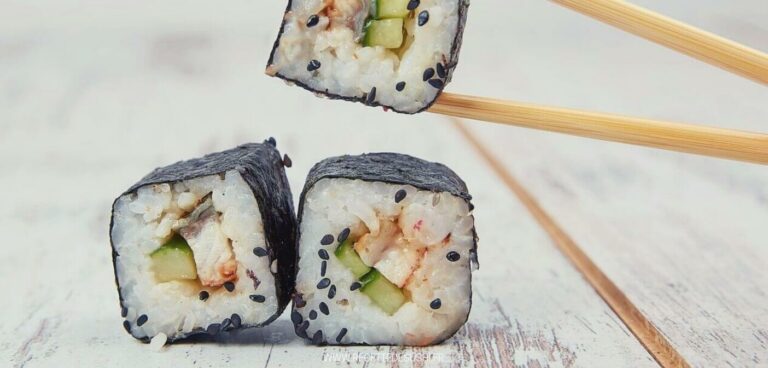 Des sushis réalisés avec des algues séchées