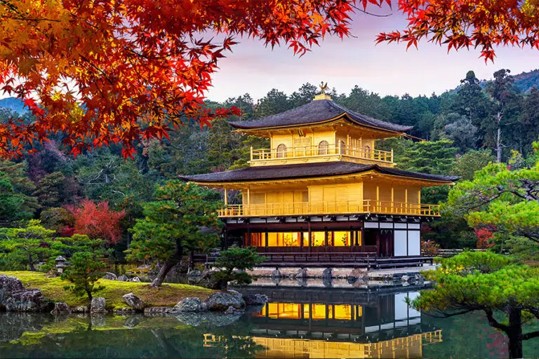 etang temple kinkaku ji photos