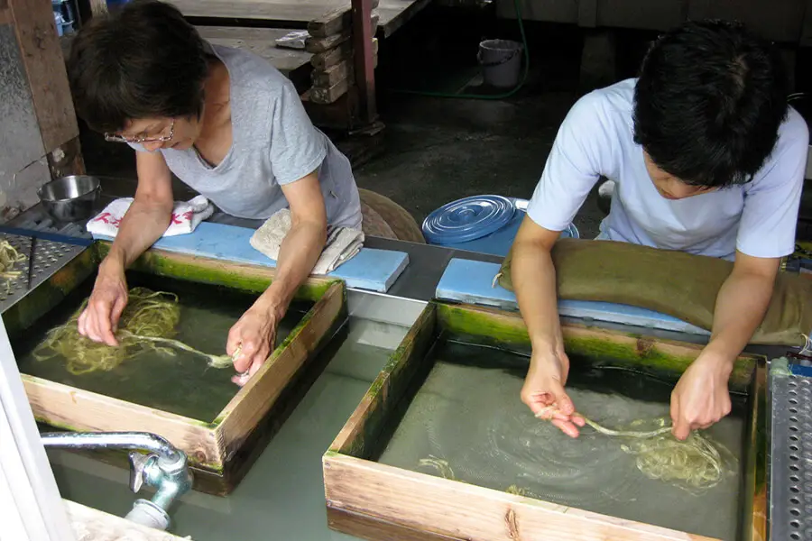 fabrication washi papier japonais