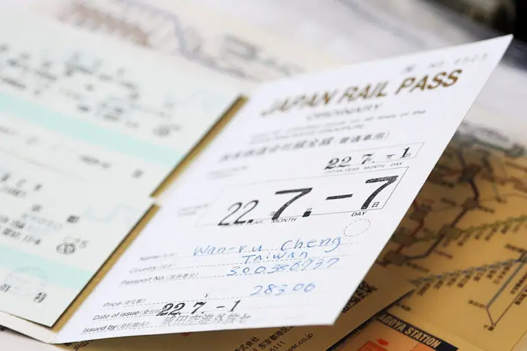 japan rail pass ticket