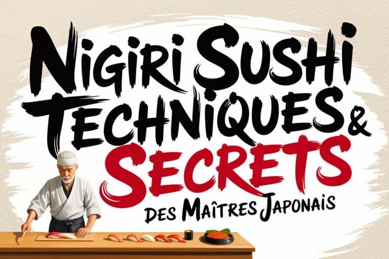 nigiri sushi techniques maitres japonais