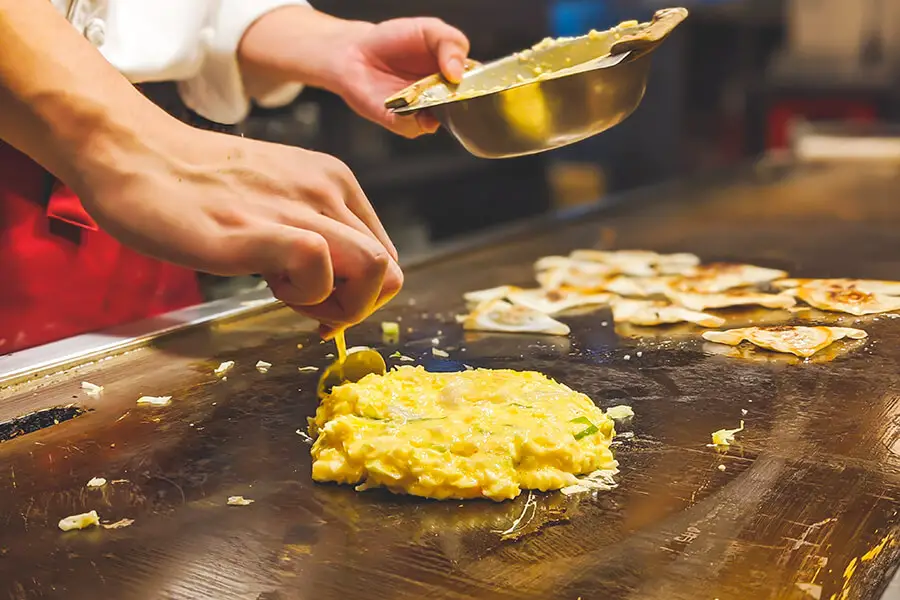 okonomiyaki cuisine japonaise