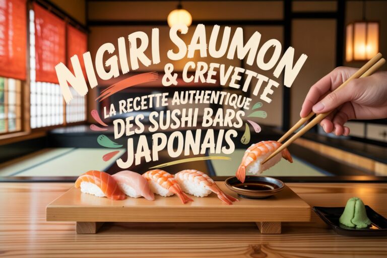 recette nigiri saumon crevette authentique