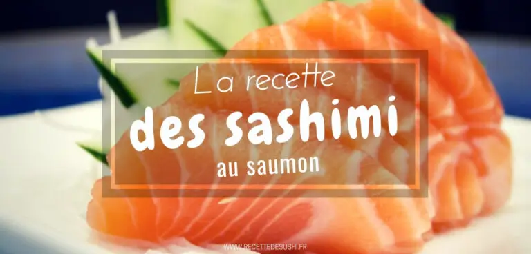 La recette des sashimi au saumon