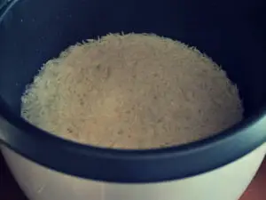 Riz cuit au rice cooker