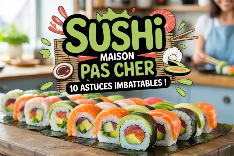 sushis maison astuces pas chers
