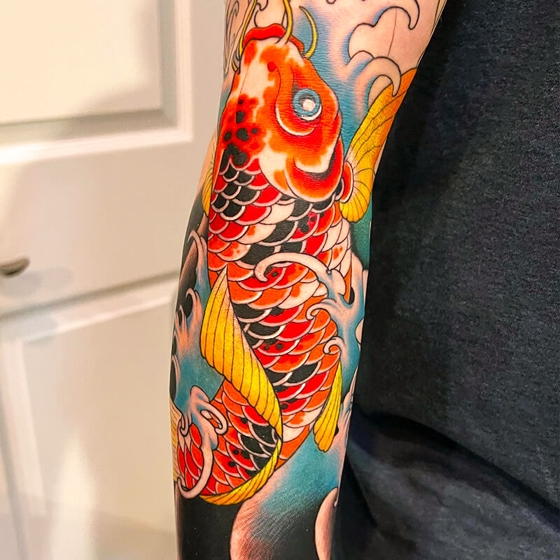 Tatouage Carpe Koi Les Secrets De Ce Motif Emblématique (+ Photos) RecettedeSushi.fr