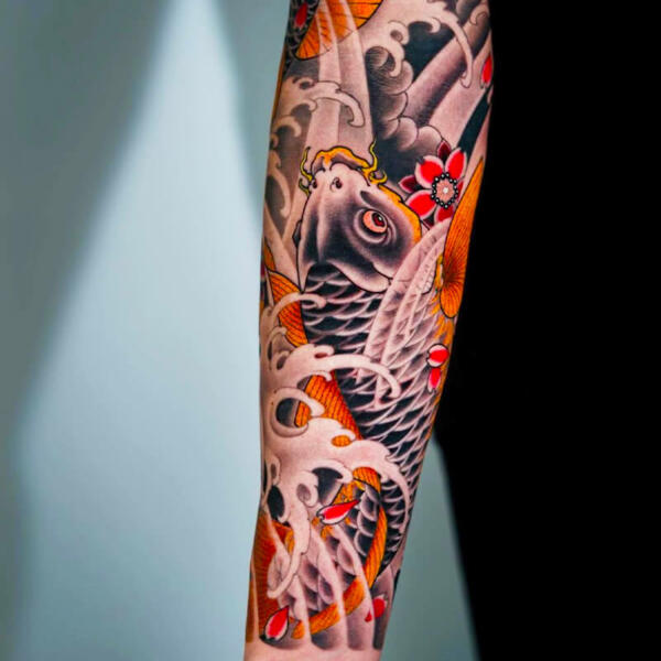 Tatouage Carpe Koi Les Secrets De Ce Motif Emblématique (+ Photos) RecettedeSushi.fr